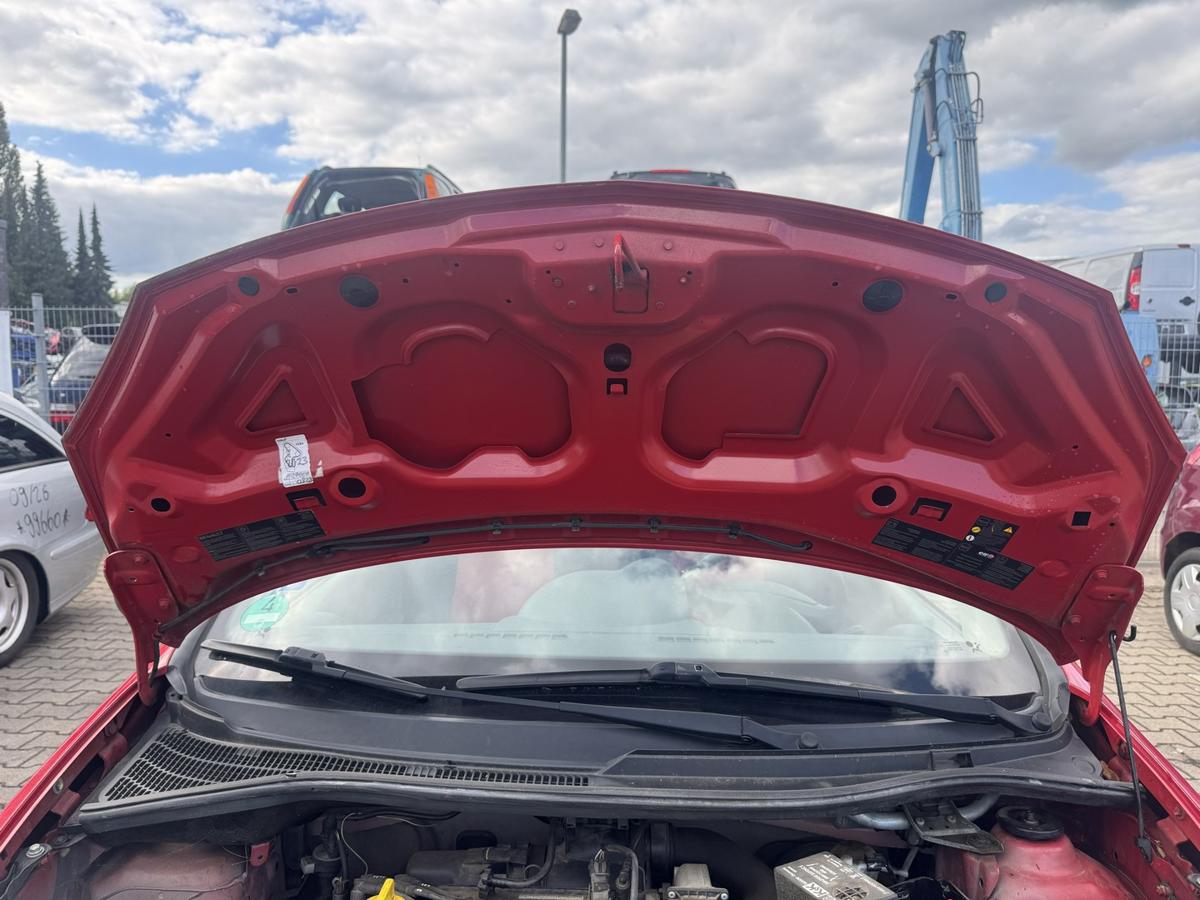 Renault Twingo 2 original Motorhaube OV727 Red Brisk Bj.2008